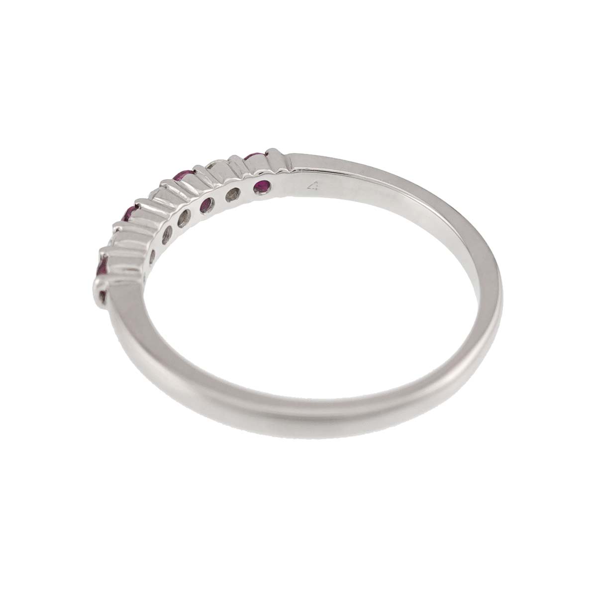 Ruby Diamond Ring Platinum size5.25-5.5(US)