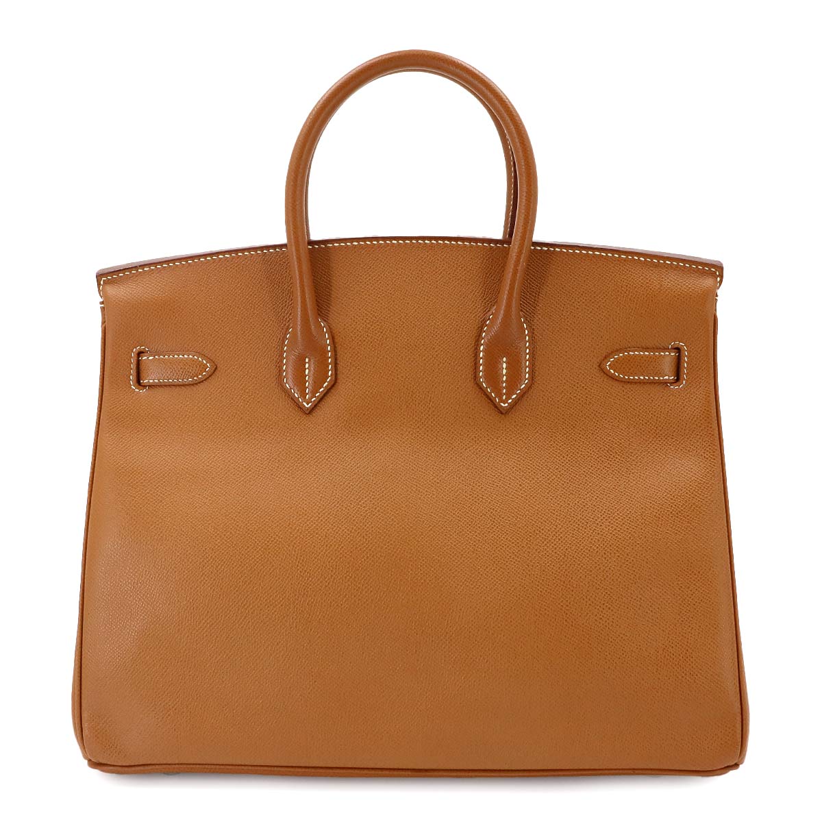 Birkin 35 Couchevel Epsom Gold Brown Hand Bag Vintage Purse