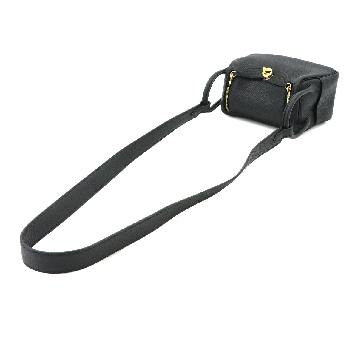 Lindy Mini 2 2way Hand Shoulder Bag Taurillon Clemence Black