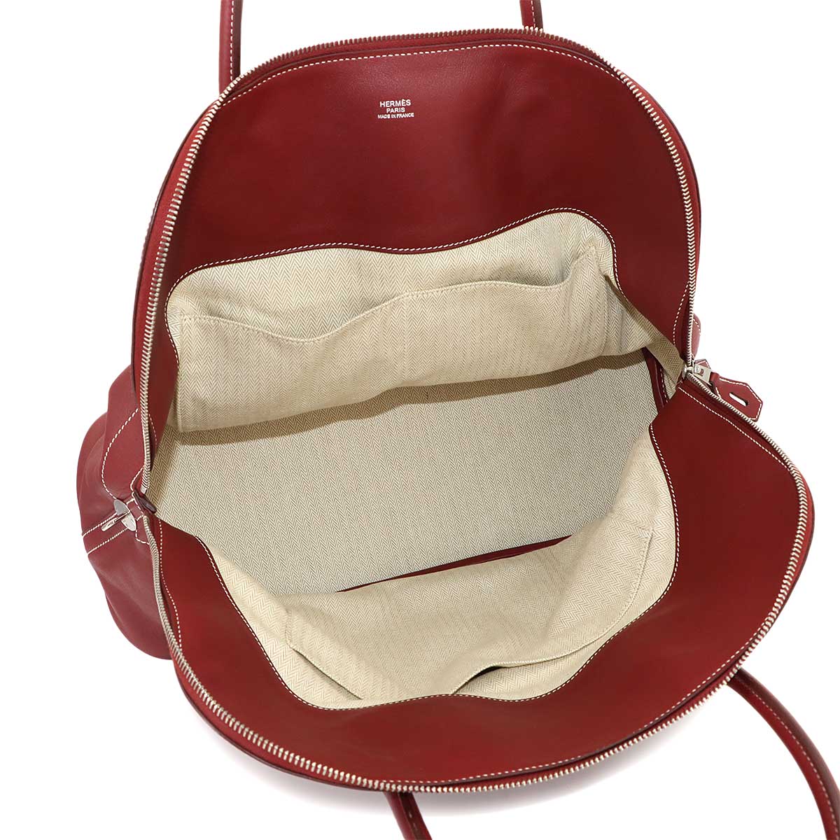 Bolide Relax 40 Hand Bag Veau Sikkim Rouge H Purse