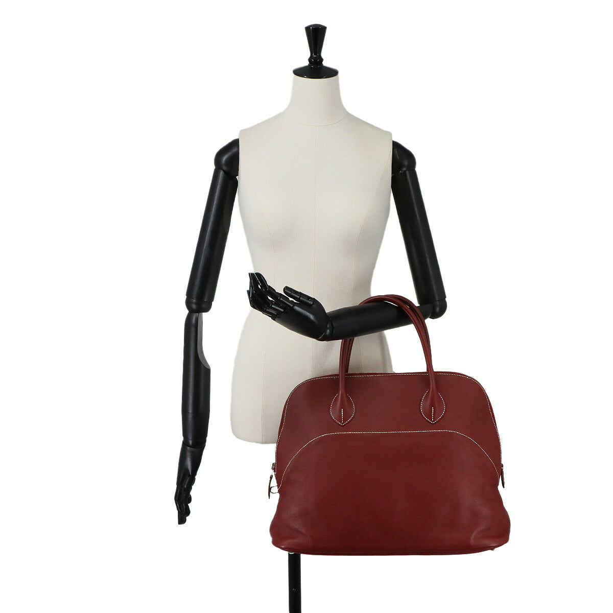 Bolide Relax 40 Hand Bag Veau Sikkim Rouge H Purse