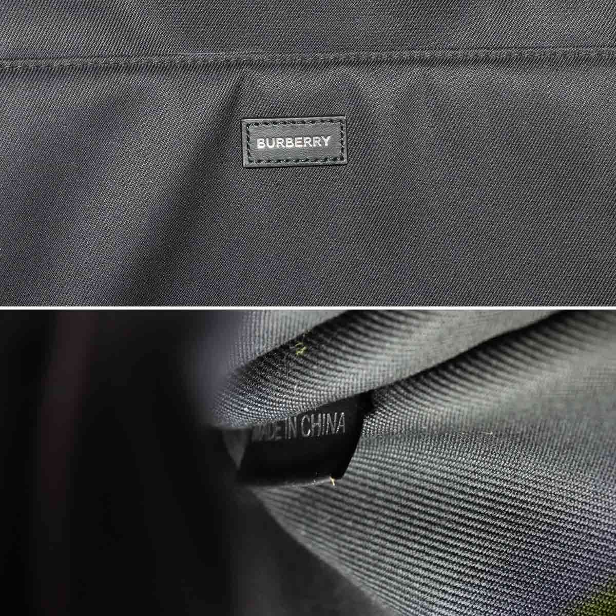 JEFF Check Backpack Canvas Leather Brown 8084550
