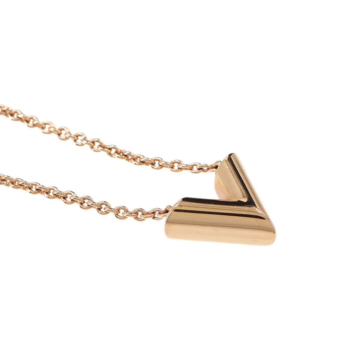 Essential V Necklace Pink Gold M80137 Accessory