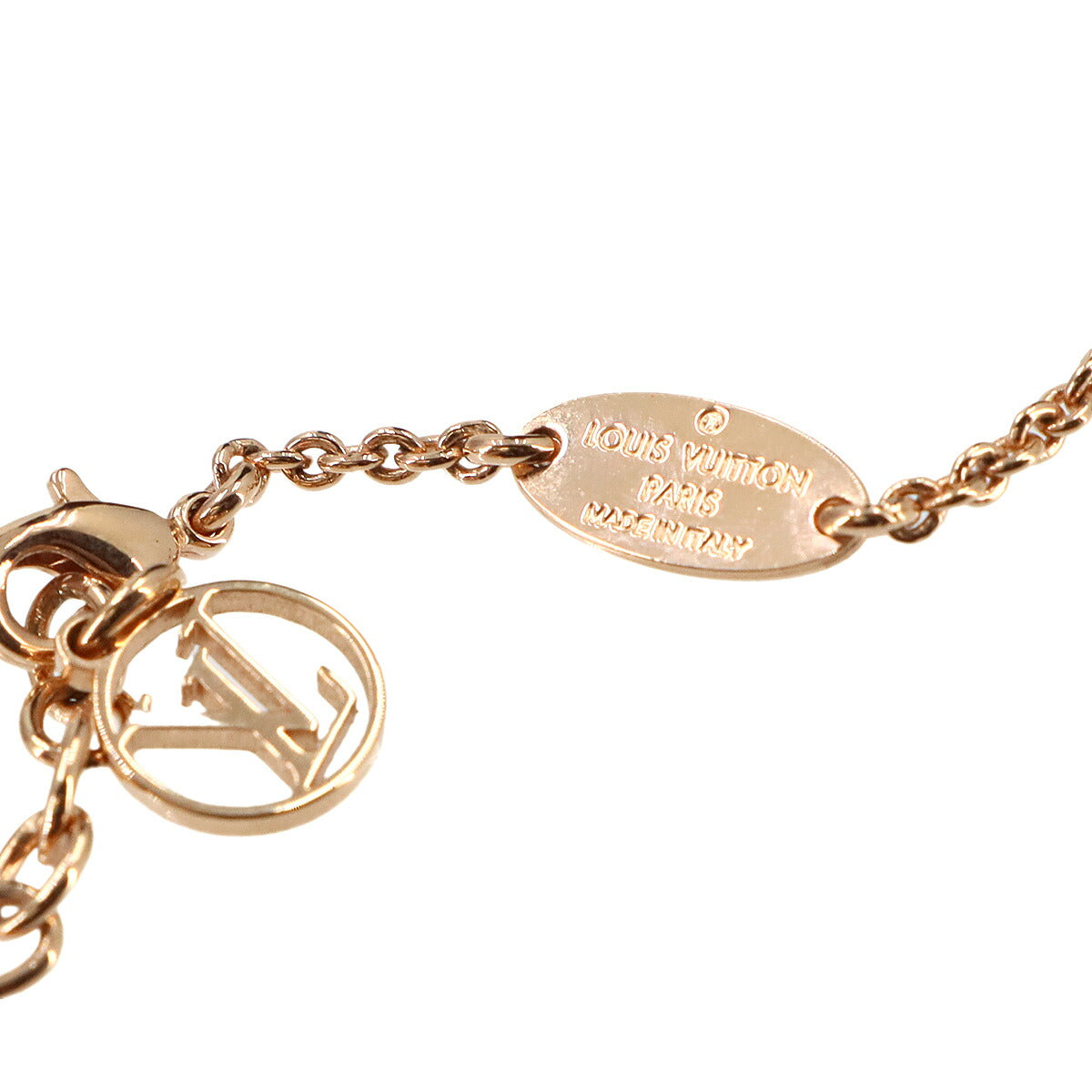 Essential V Necklace Pink Gold M80137 Accessory
