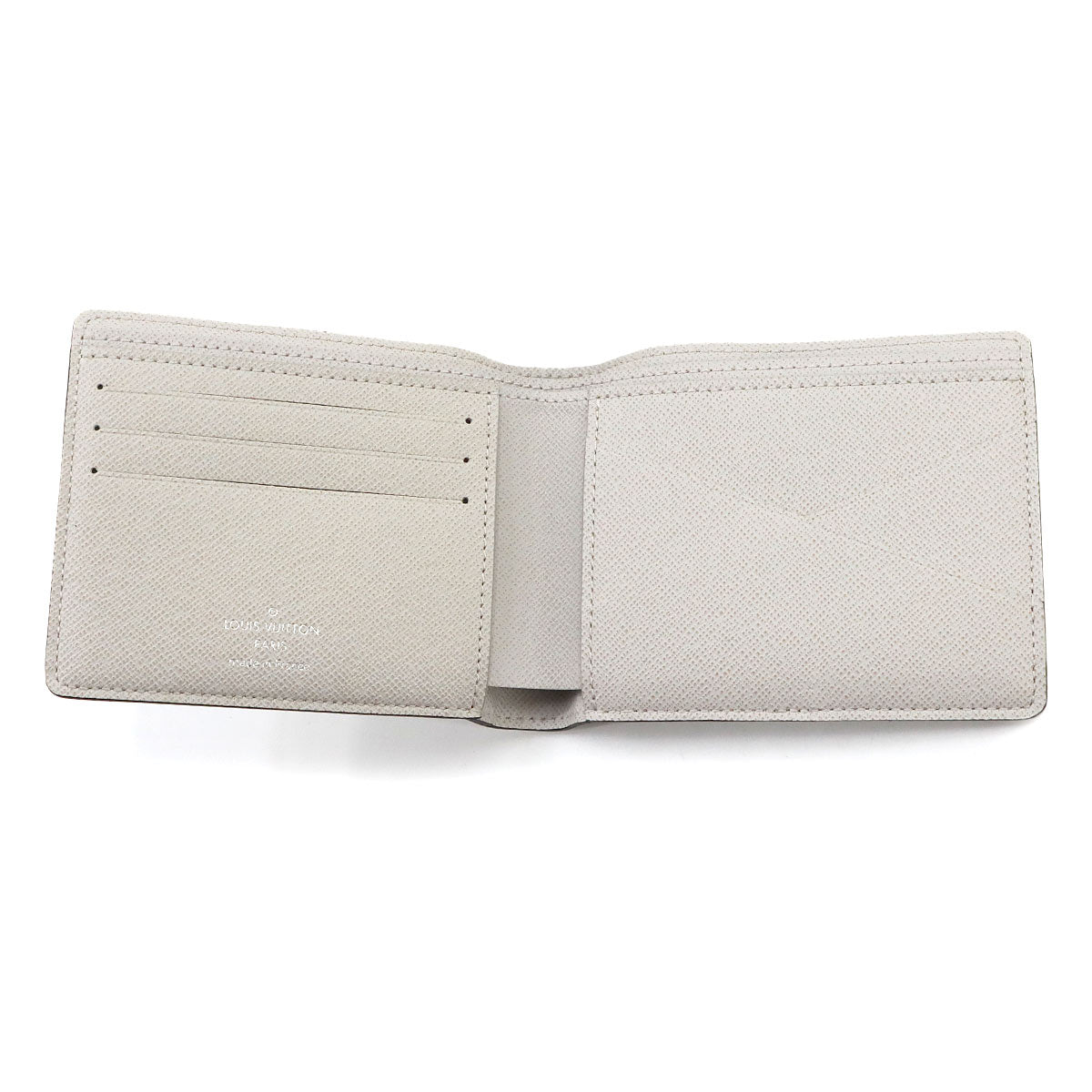 LOUIS VUITTON Taigarama Portefeuille Multiple Wallet Blanc M30300