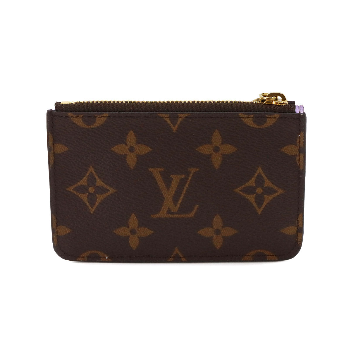 Monogram Card Holder Romy Brown Lilac M82938