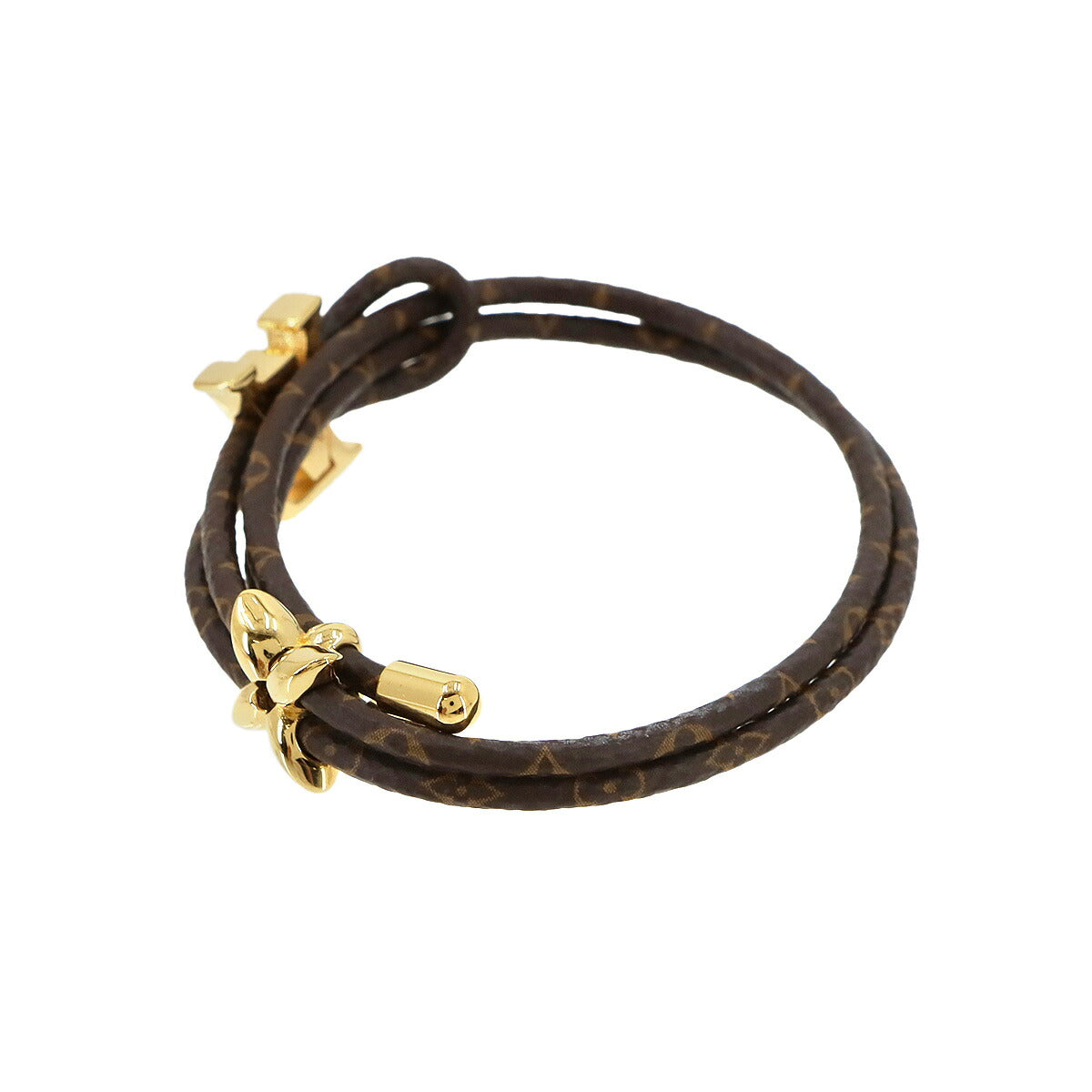 Monogram LV Bloom Bracelet Brown Gold M8416Z