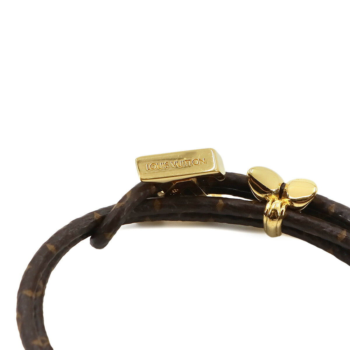 Monogram LV Bloom Bracelet Brown Gold M8416Z