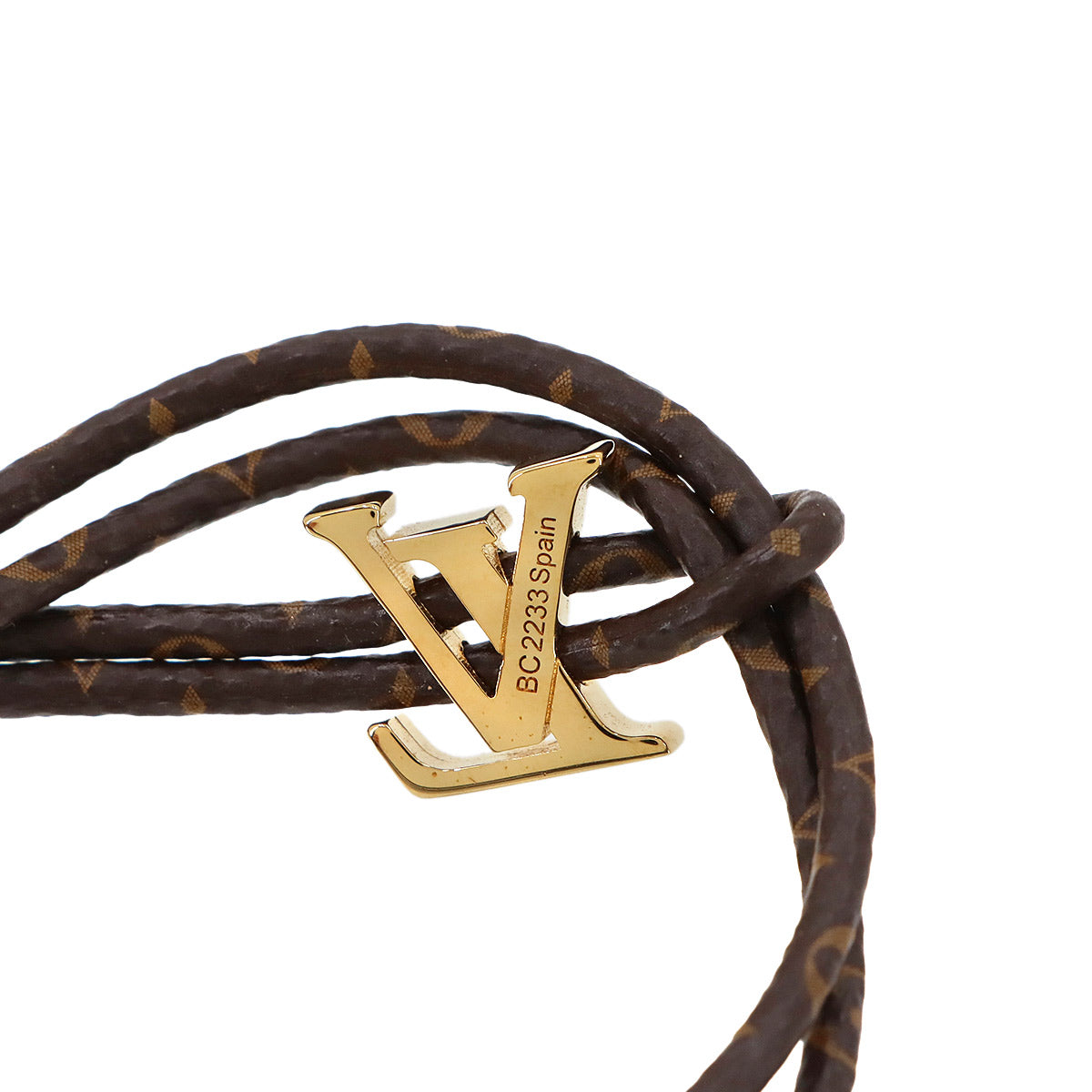Monogram LV Bloom Bracelet Brown Gold M8416Z