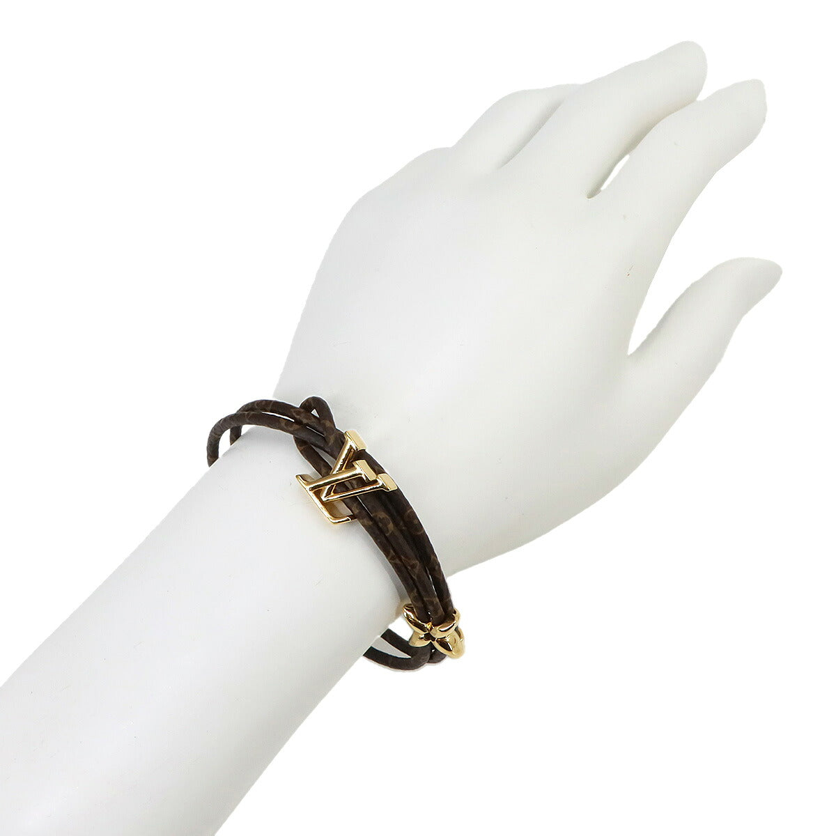 Monogram LV Bloom Bracelet Brown Gold M8416Z