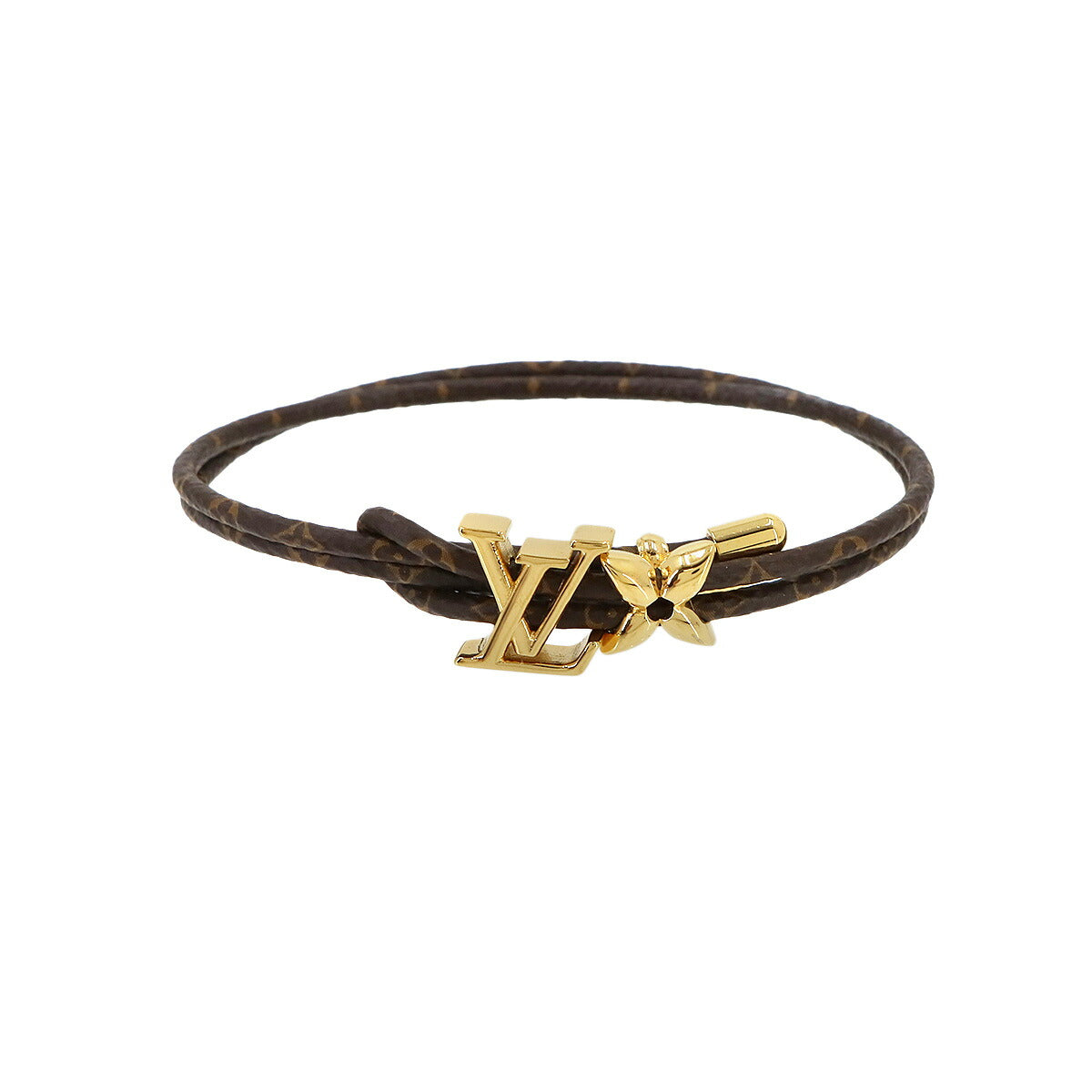 Monogram LV Bloom Bracelet Brown Gold M8416Z