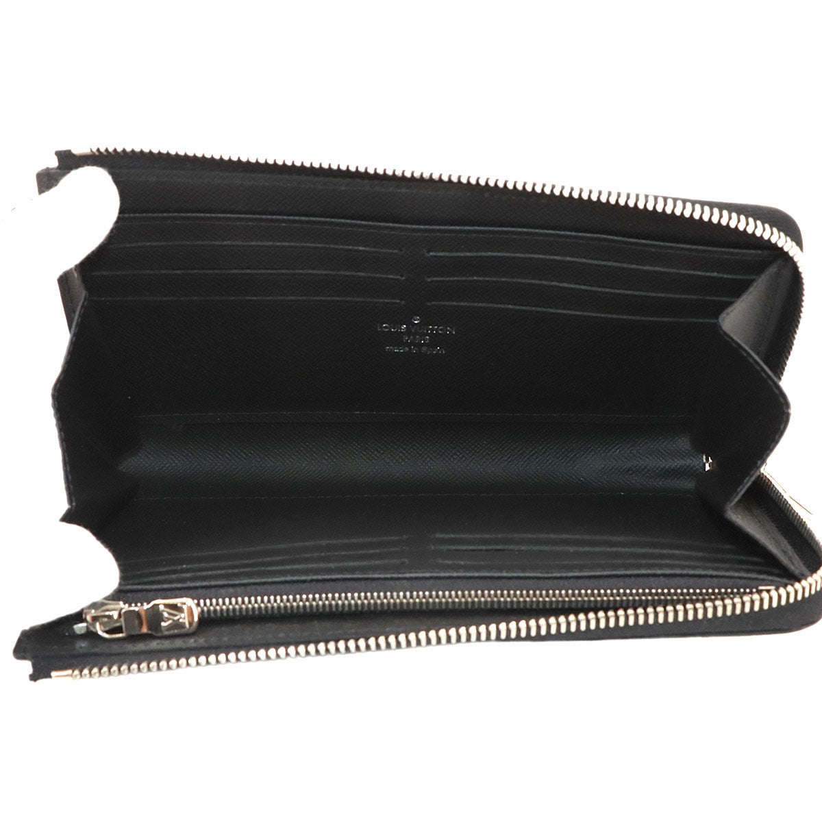 Taiga Zippy Dragonne Long Wallet Leather Noir M69409