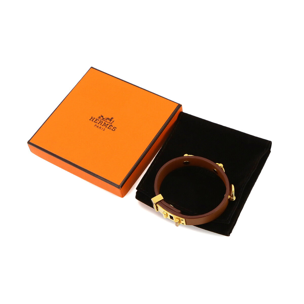Mini Dog Anou Bracelet Swift Gold Brown Accessory T2
