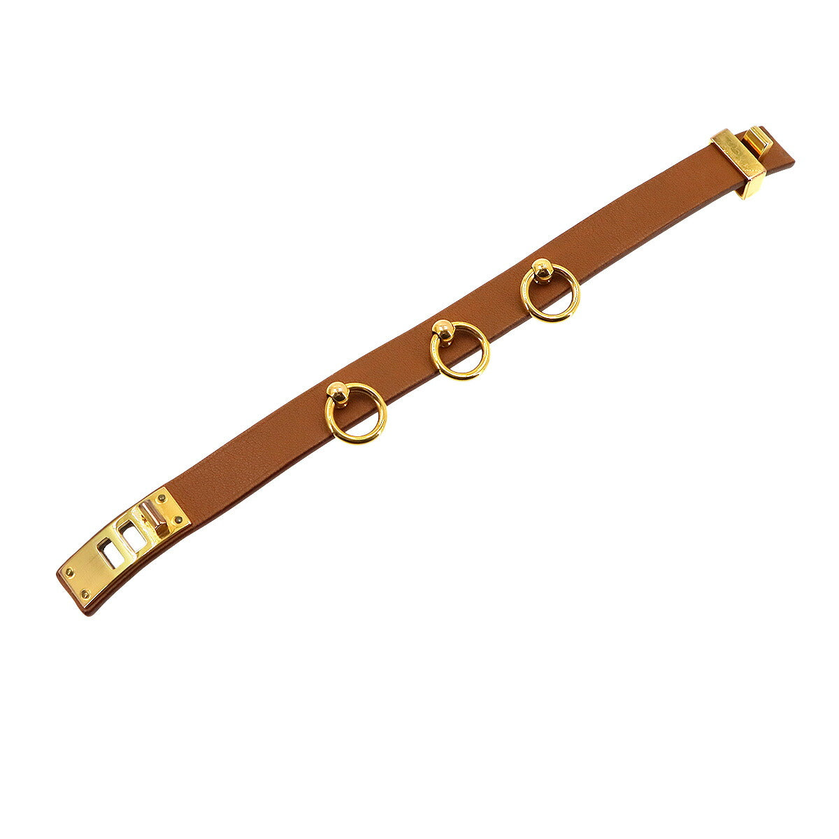 Mini Dog Anou Bracelet Swift Gold Brown Accessory T2