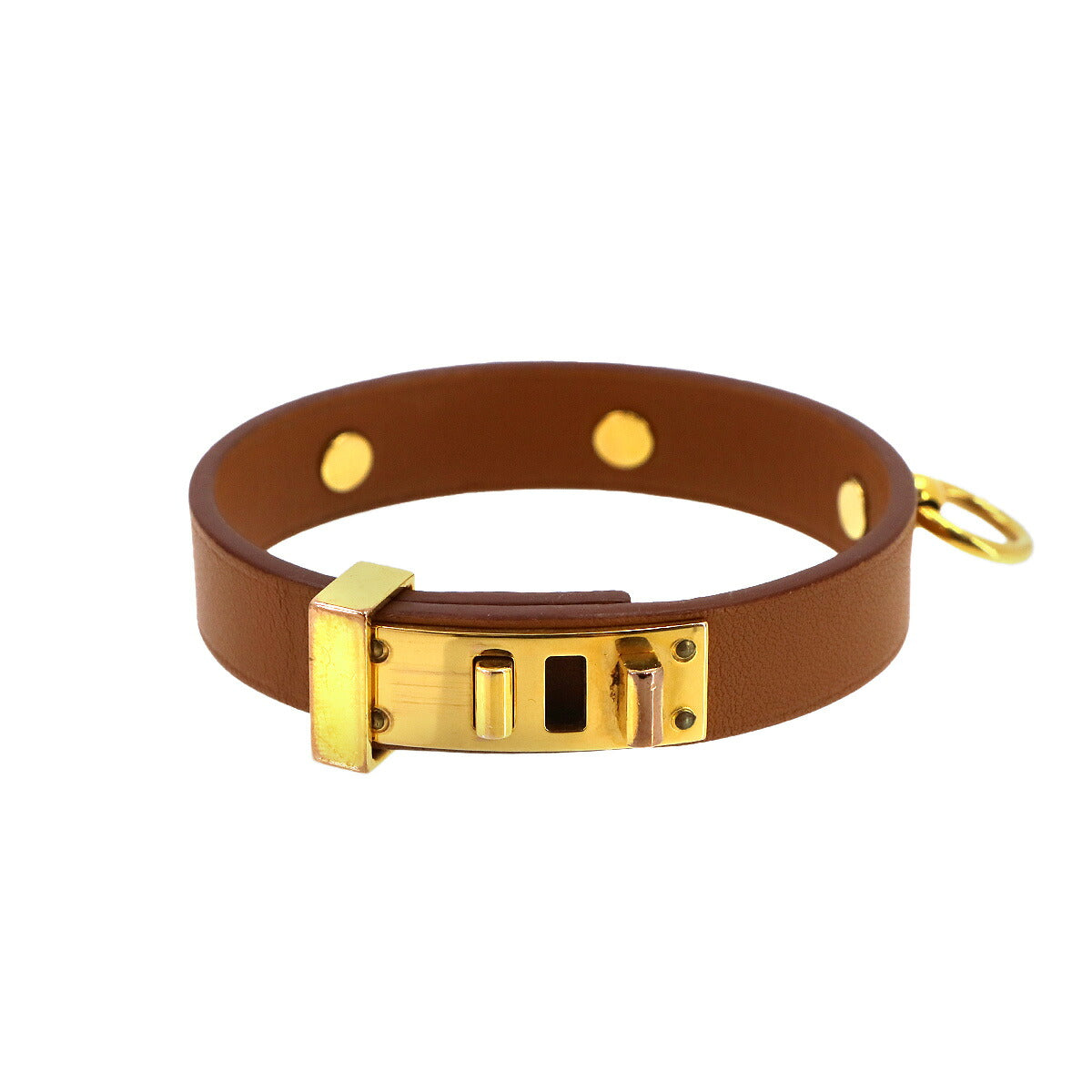 Mini Dog Anou Bracelet Swift Gold Brown Accessory T2