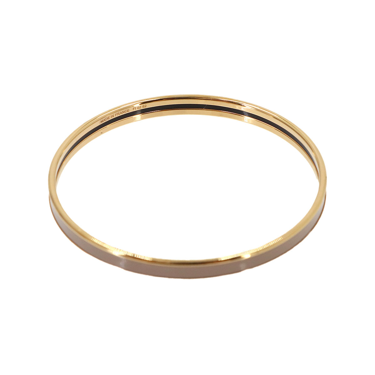 Uni Enamel Bangle Bracelet Etoupe Rose Gold Accessory