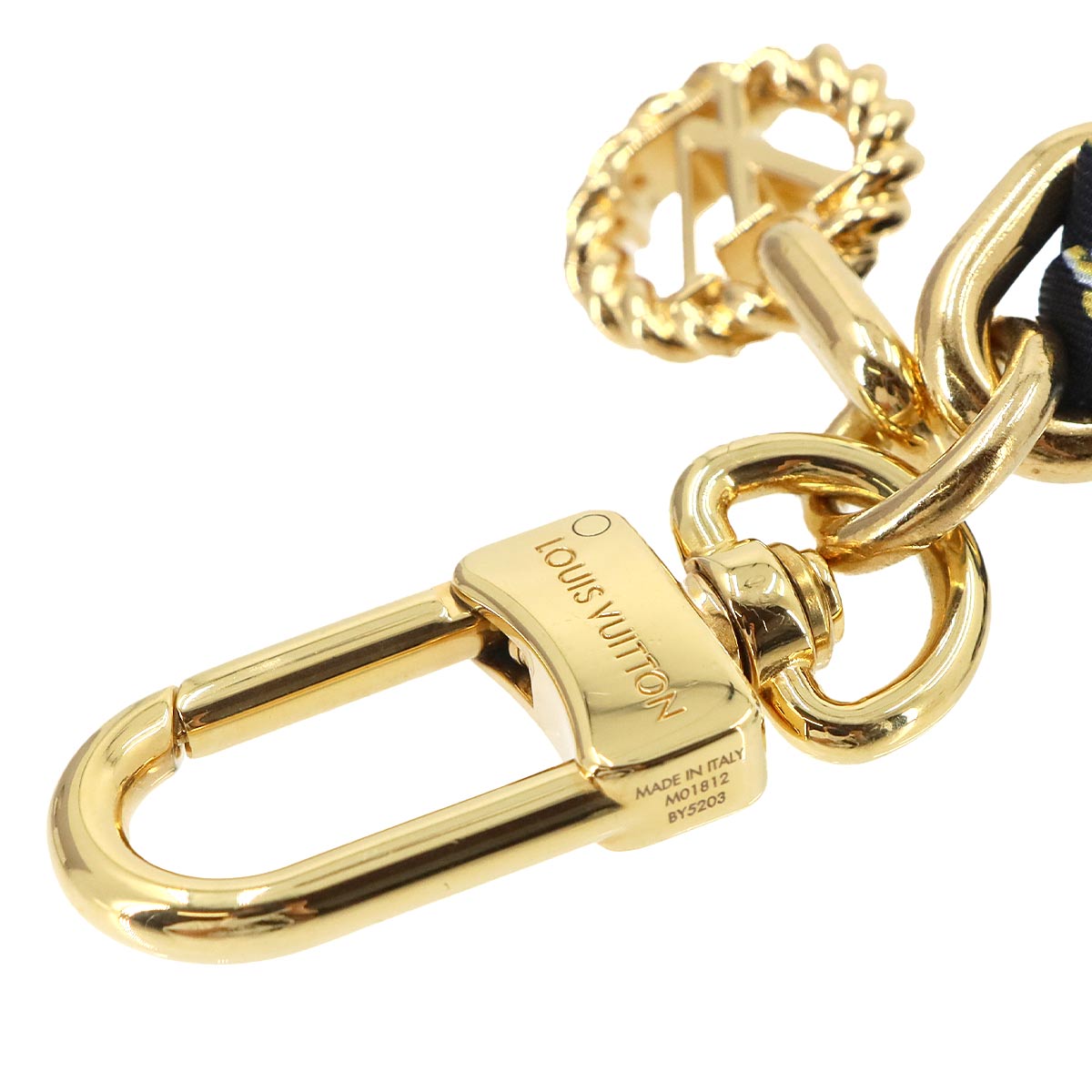 LV Circle Nautical Bag Charm Blue Gold M01812 Accessory