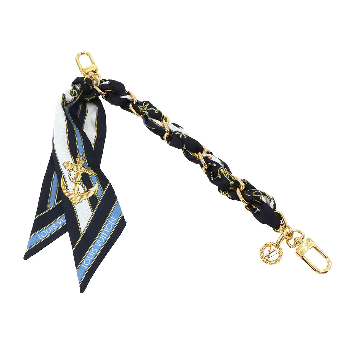 LV Circle Nautical Bag Charm Blue Gold M01812 Accessory