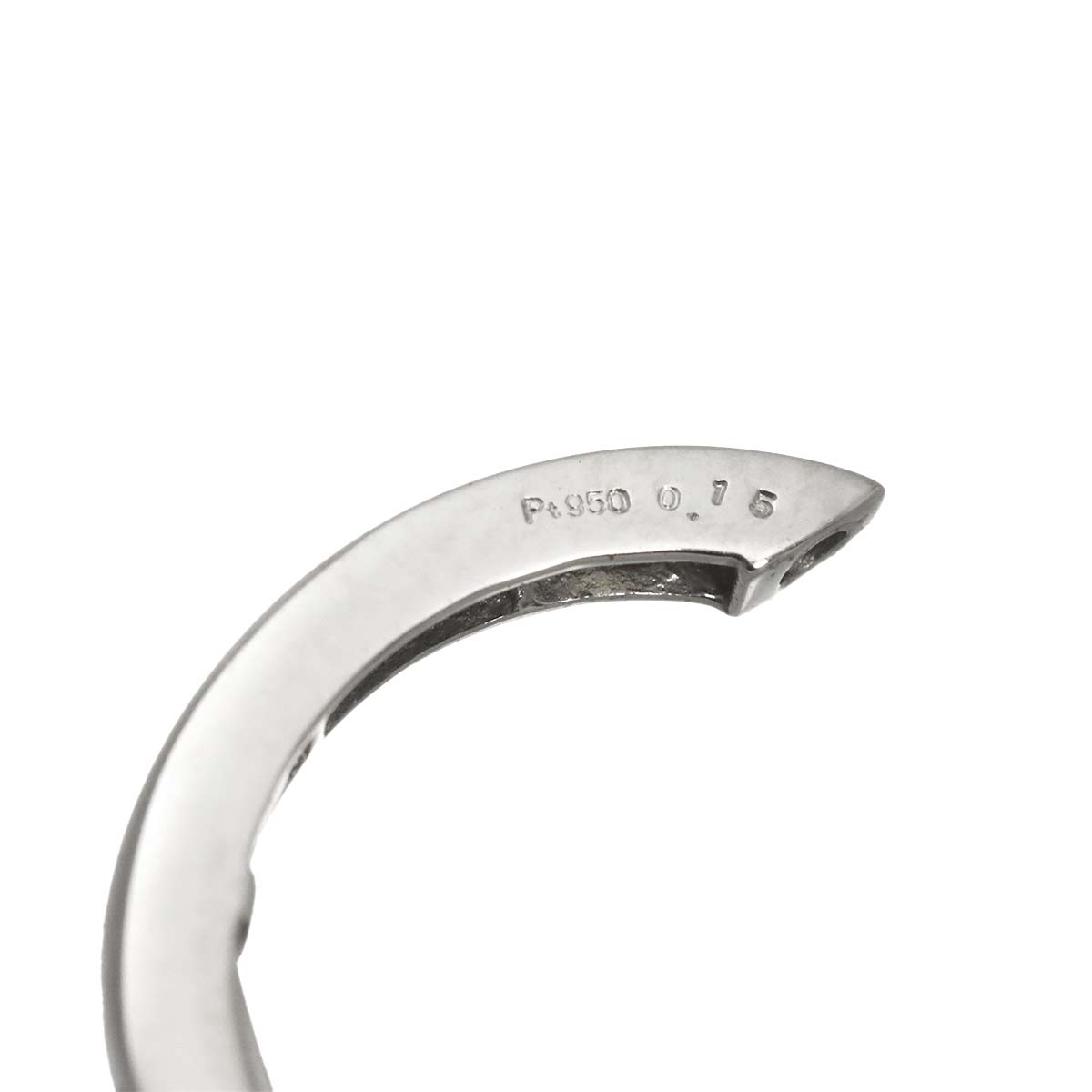 Diamond 0.15ct/0.15ct Earrings Pierced Pt Platinum