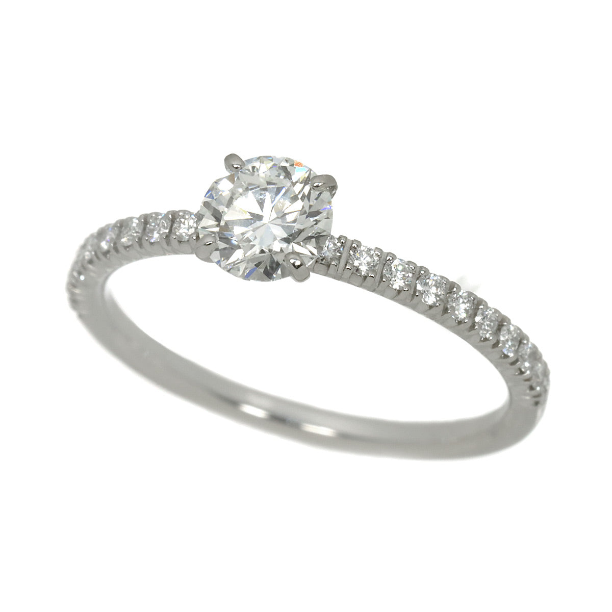 ETINCELLE Half Diamond 0.40ct G/VVS1/3EX Ring Pt size47 4(US)