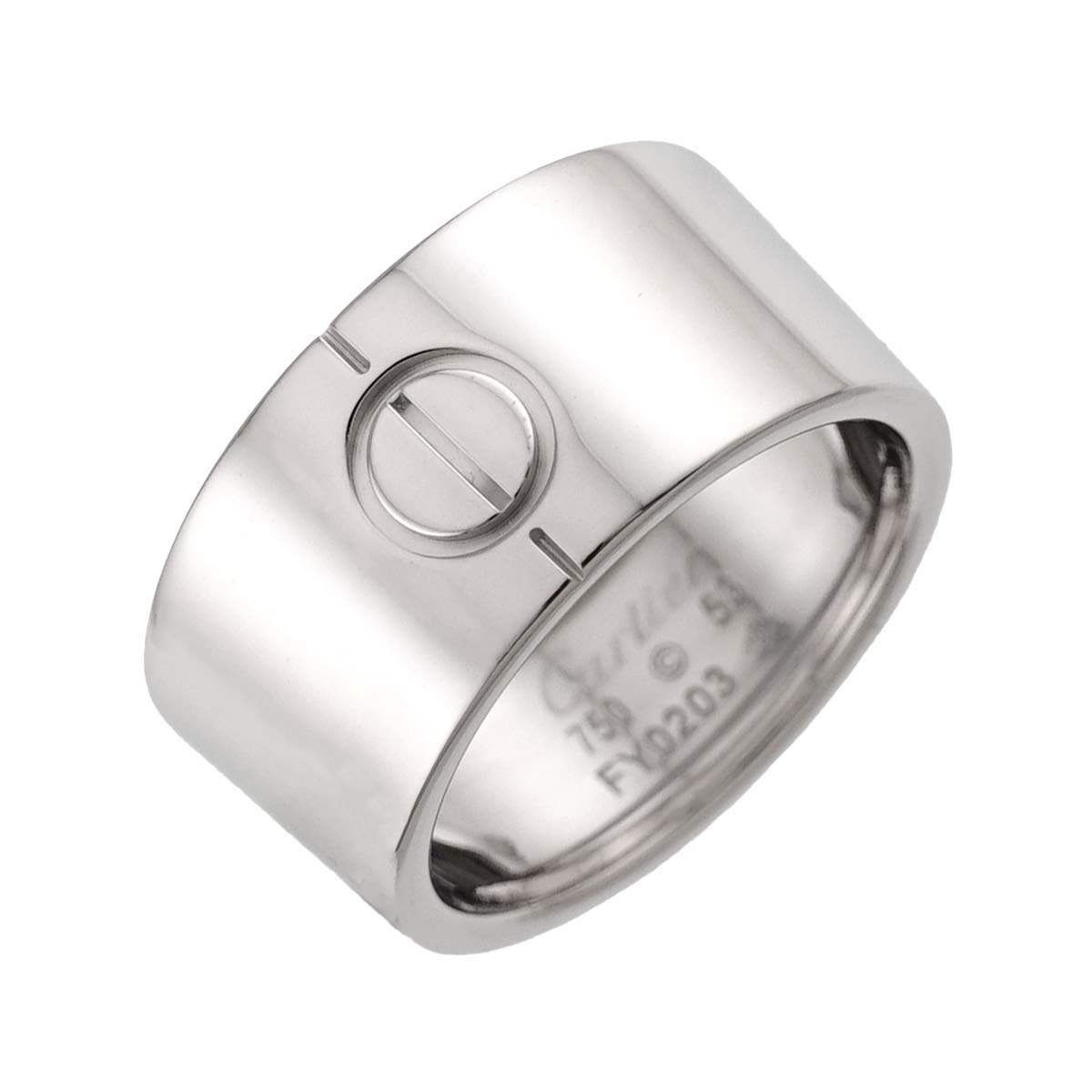 High Love Ring 18K White Gold 750 size53 6.25-6.5(US)
