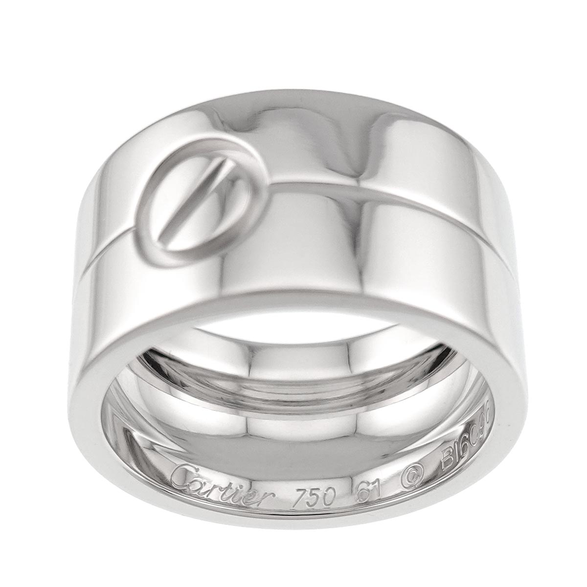 High Love Ring 18K White Gold 750 size61 9.5(US)