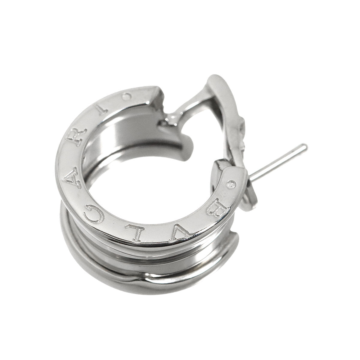 B-ZERO1 Earring Pierced 18K WG 750 One Piece only