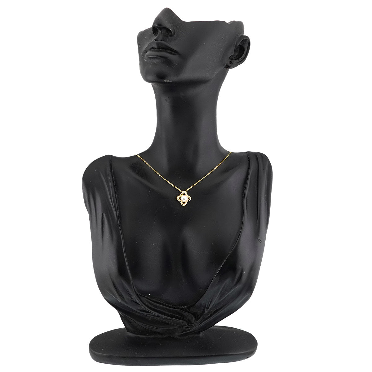 Akoya Pearl 6.7mm Diamond 0.03ct Necklace 18K YG 750