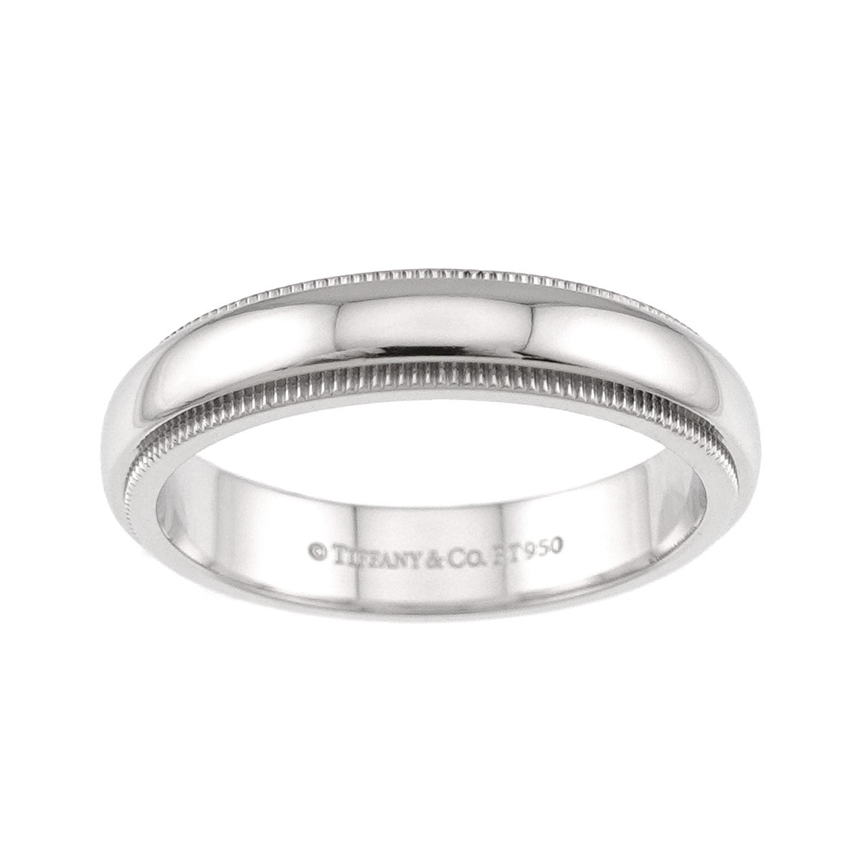 Milgrain Band Ring Platinum size6.75(US)