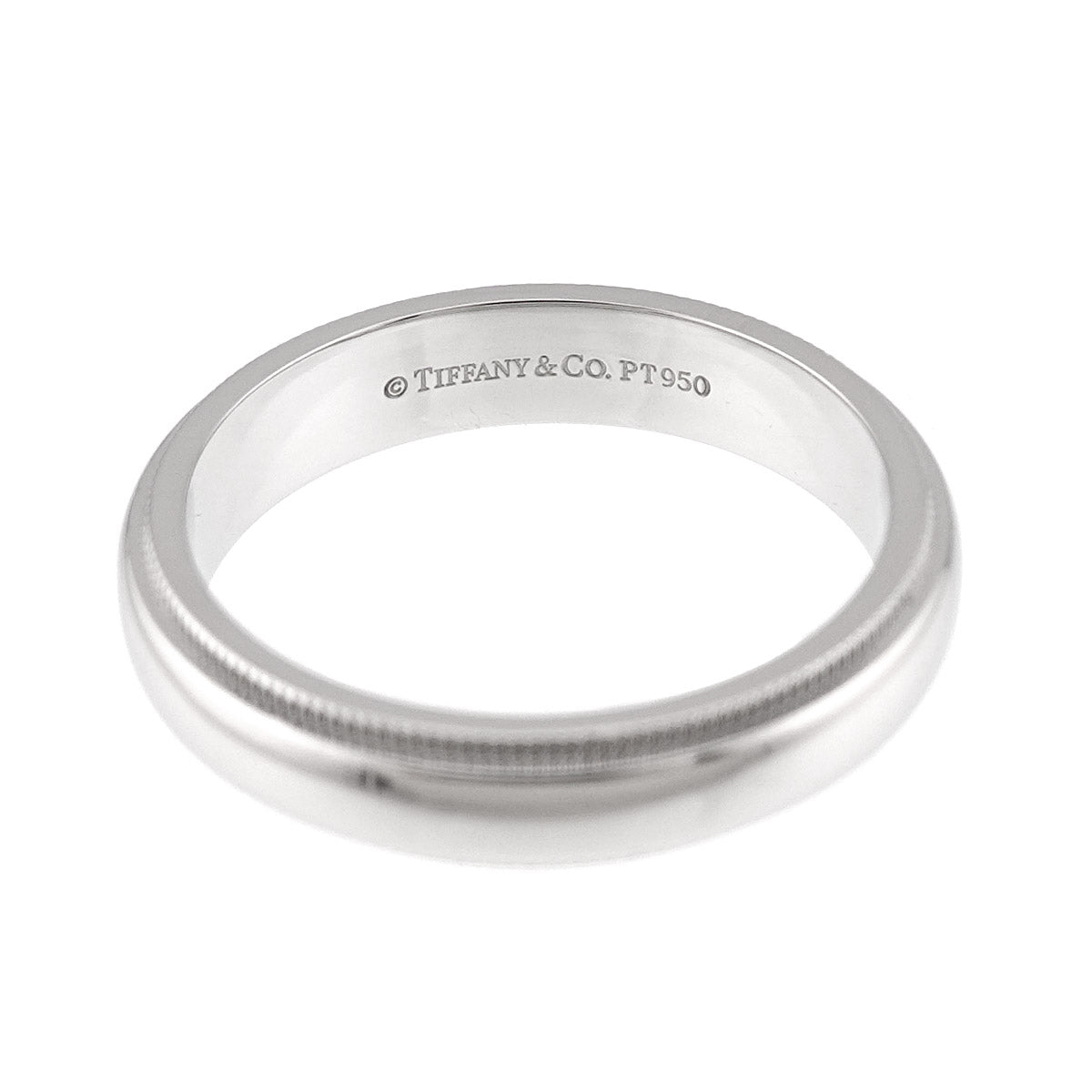 Milgrain Band Ring Platinum size6.75(US)