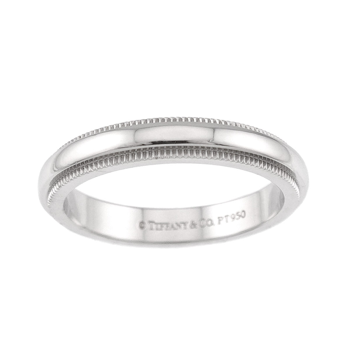 Milgrain Band Ring Platinum size5.25(US)