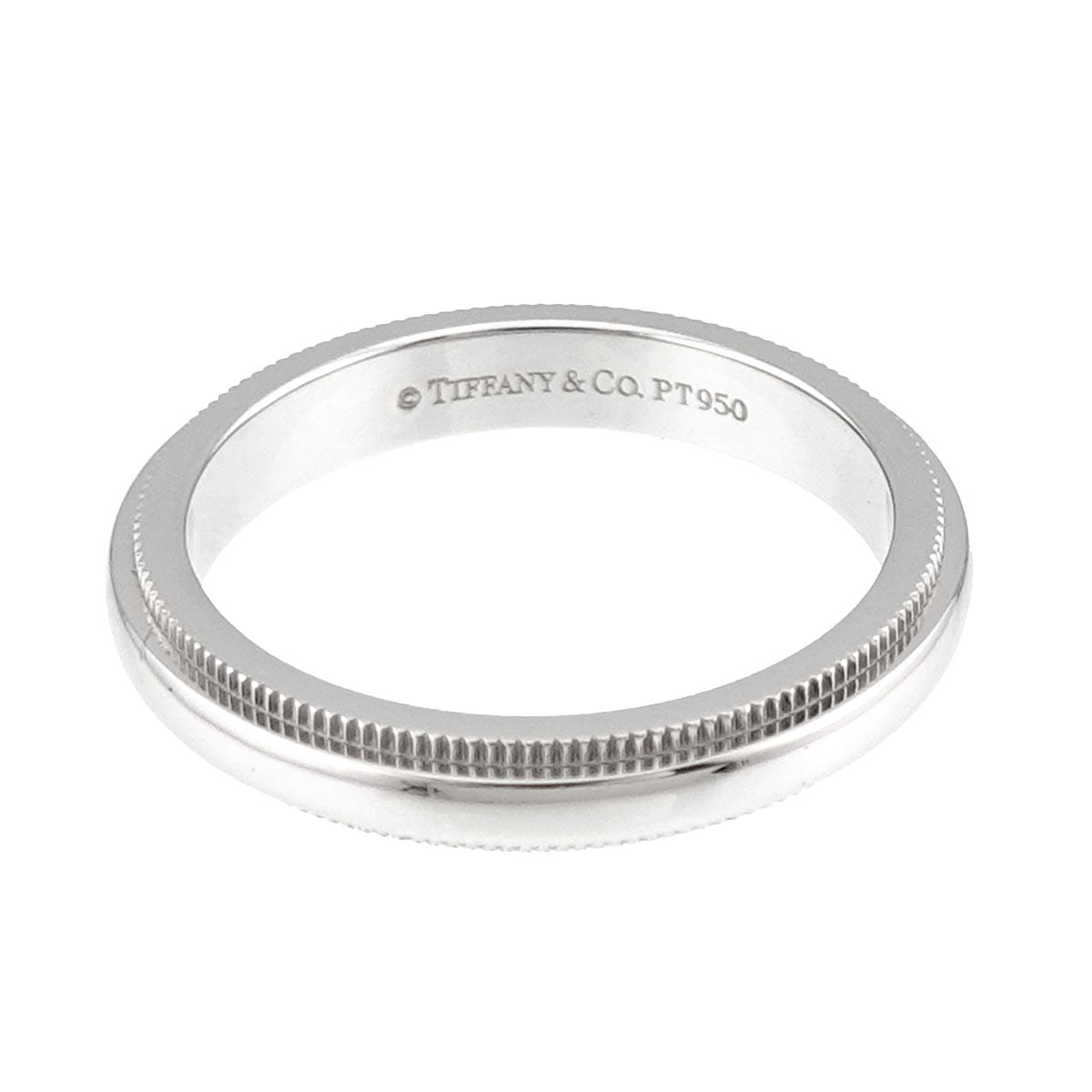 Milgrain Band Ring Platinum size5.25(US)