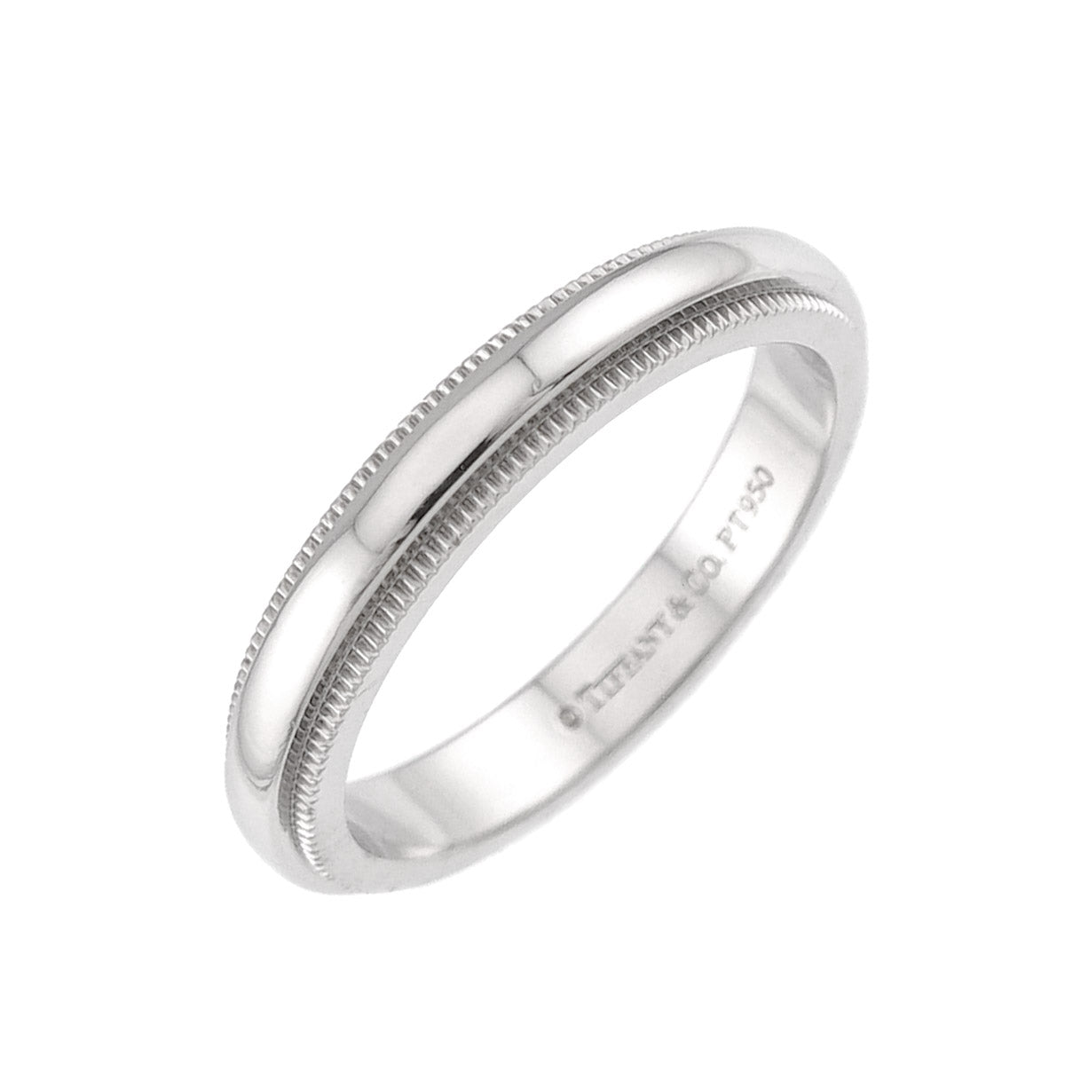 Milgrain Band Ring Platinum size5.25(US)