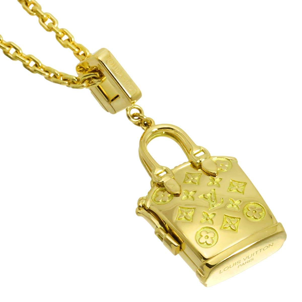 LOUIS VUITTON Necklace 18K YG 750