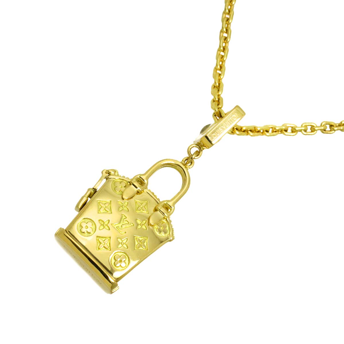 LOUIS VUITTON Necklace 18K YG 750