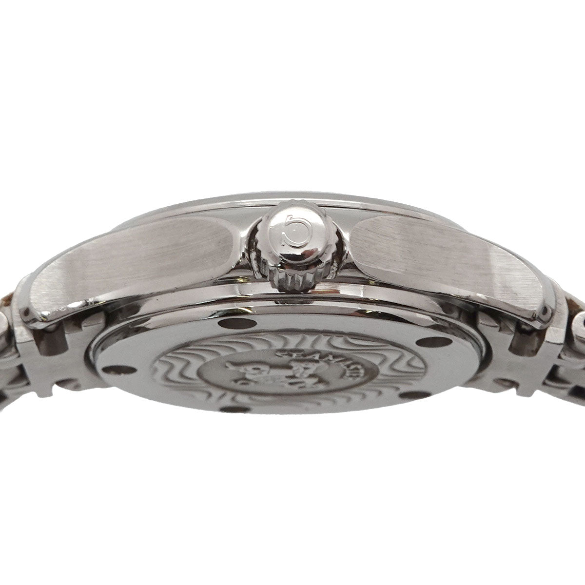 Seamaster 120 2581 81 Date Quartz Blue Dial Ladies Wrist Watch