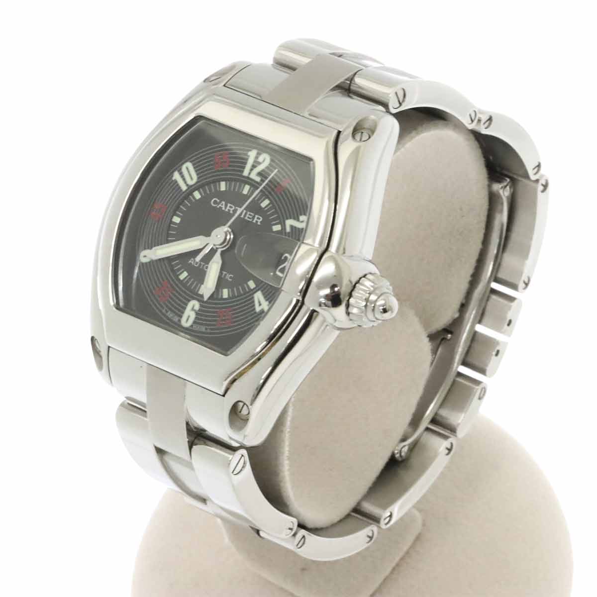 Roadster LM W62002V3 Date Automatic Black Red Dial Mens Watch