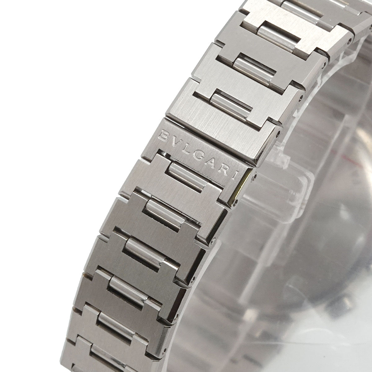 BVLGARIBVLGARI BB38SSCH Chronograph Date Black Dial Mens