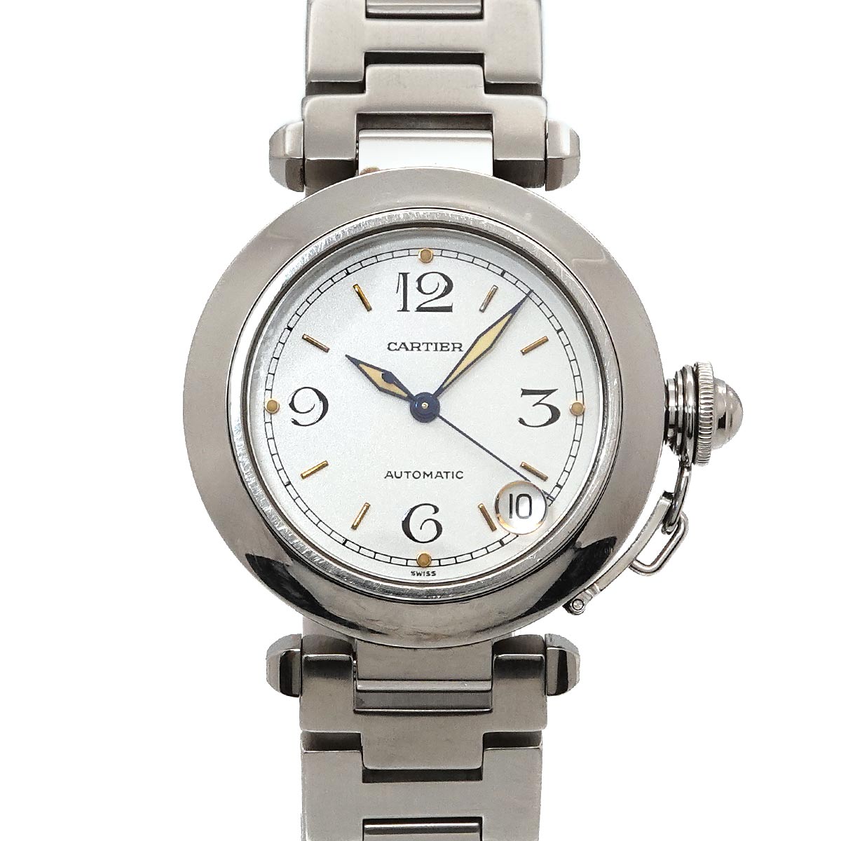 Pasha C W31015M7 Date Automatic White Dial Boys Wrist Watch