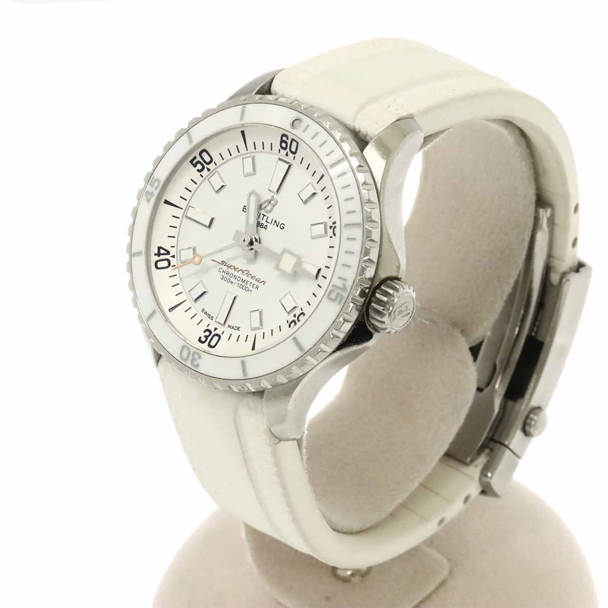 Super Ocean 36mm A17377 Date Automatic White Dial Ladies