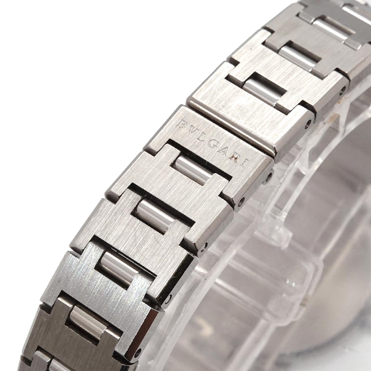 BVLGARIBVLGARI BB23SS 12P Diamond Quartz Black Dial Ladies