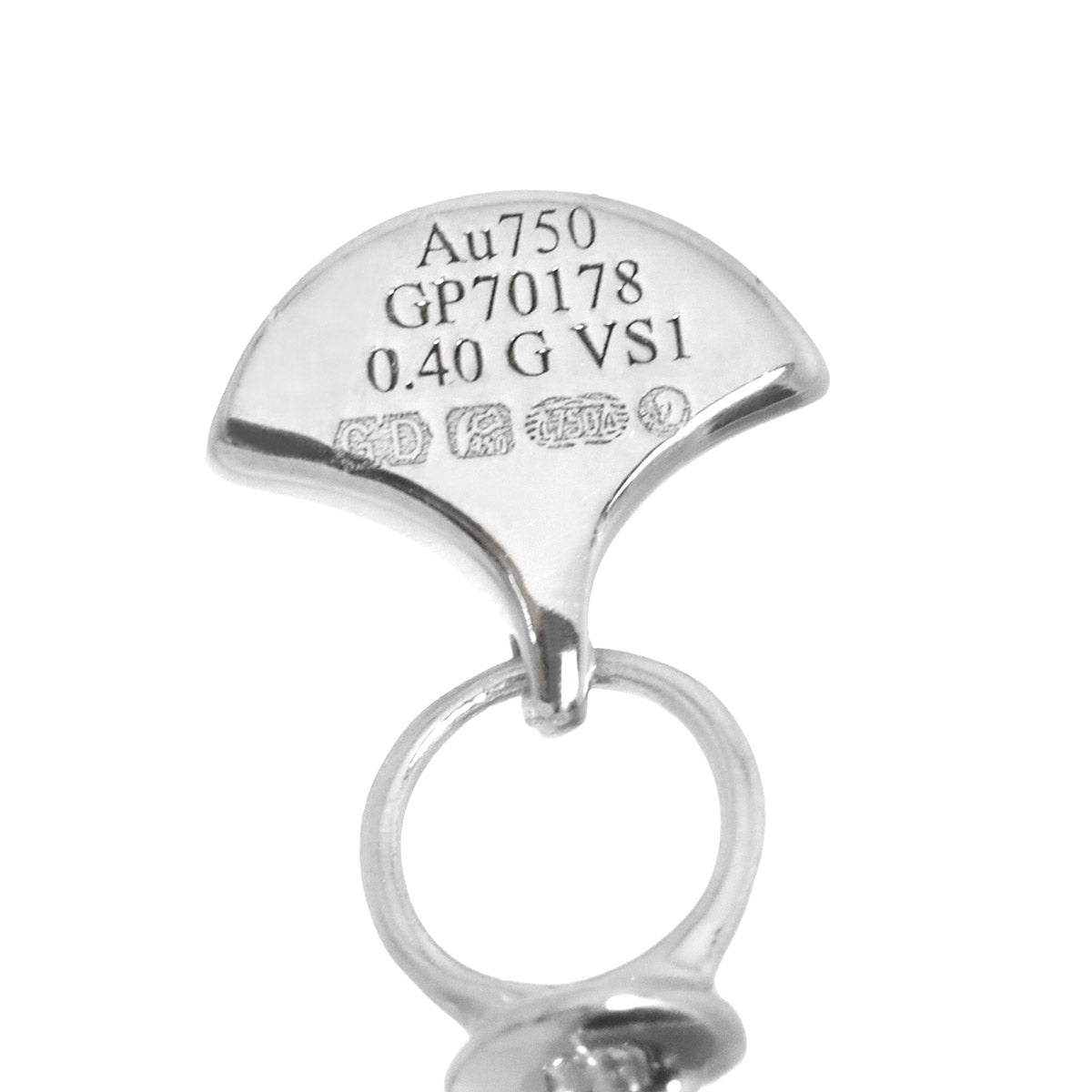 Icon Diamond 0.40ct G/VS1/3EX Necklace 18K WG 750