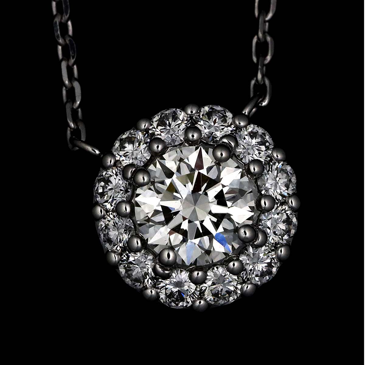 Icon Diamond 0.40ct G/VS1/3EX Necklace 18K WG 750