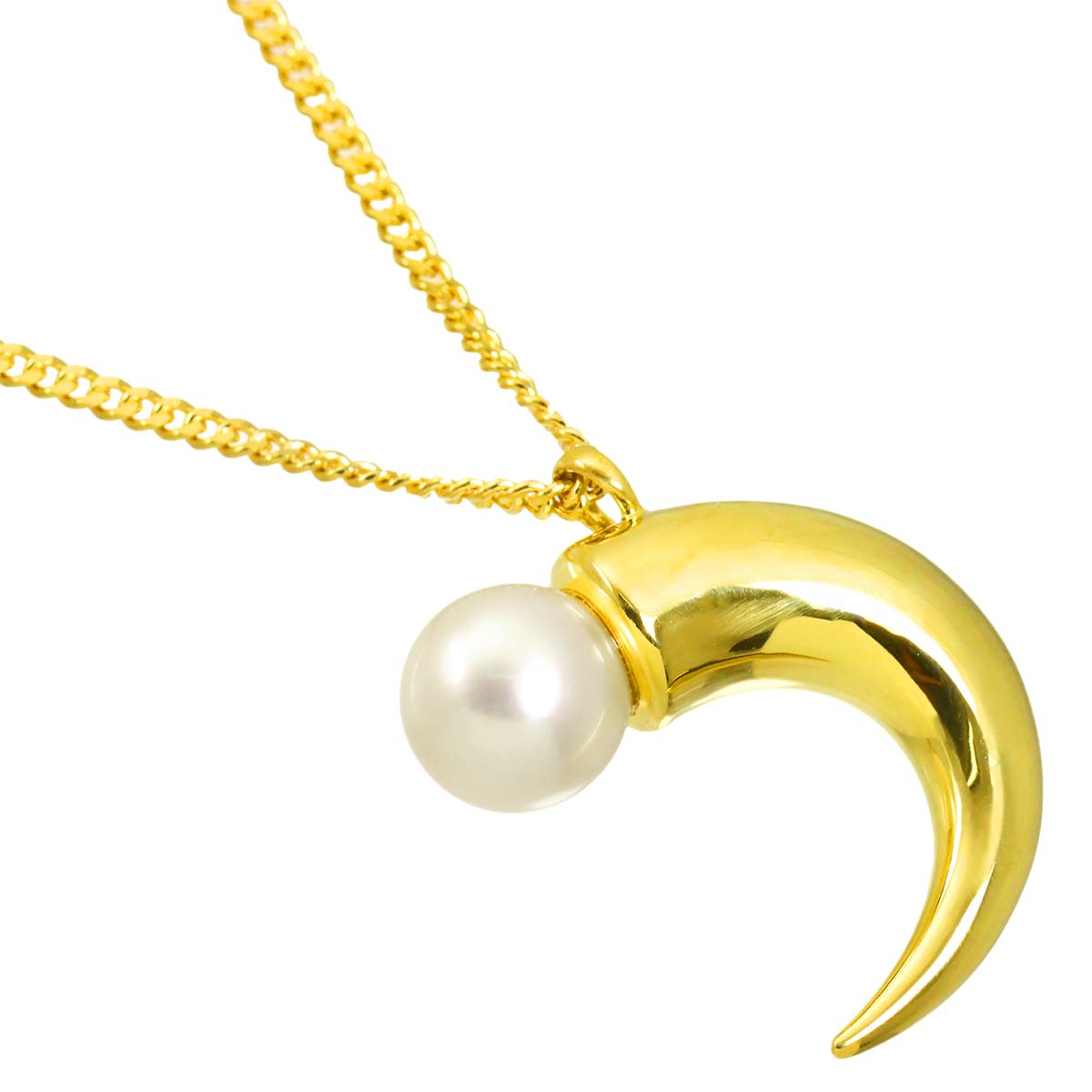 Danger Akoya Pearl 8.2mm Necklace 18K YG 750