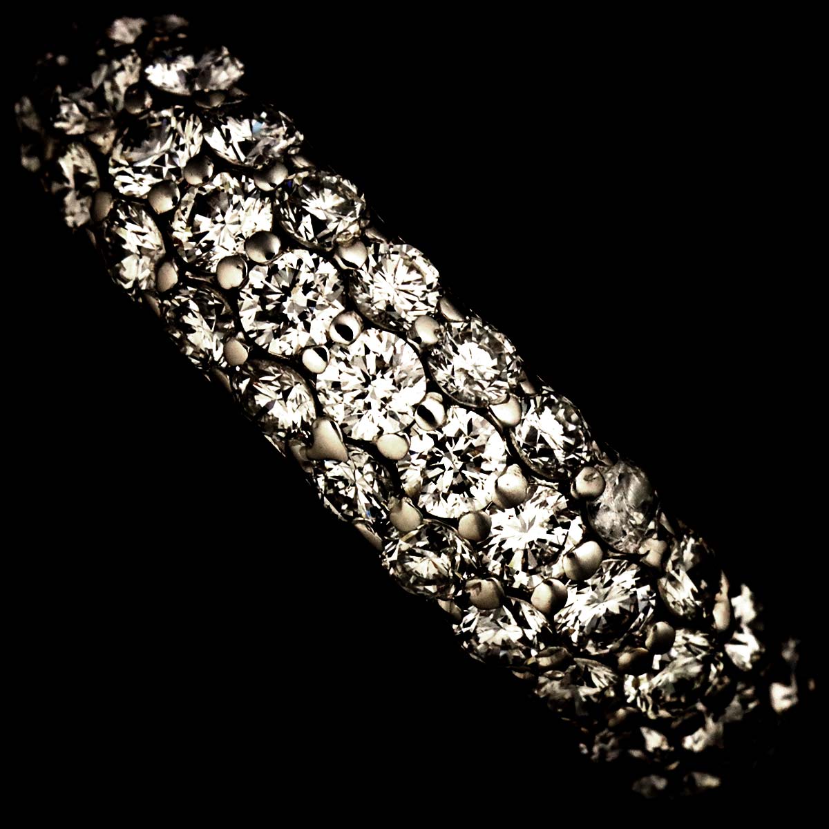 Diamond 0.80ct Ring 18K WG 750 Size5.25(US)