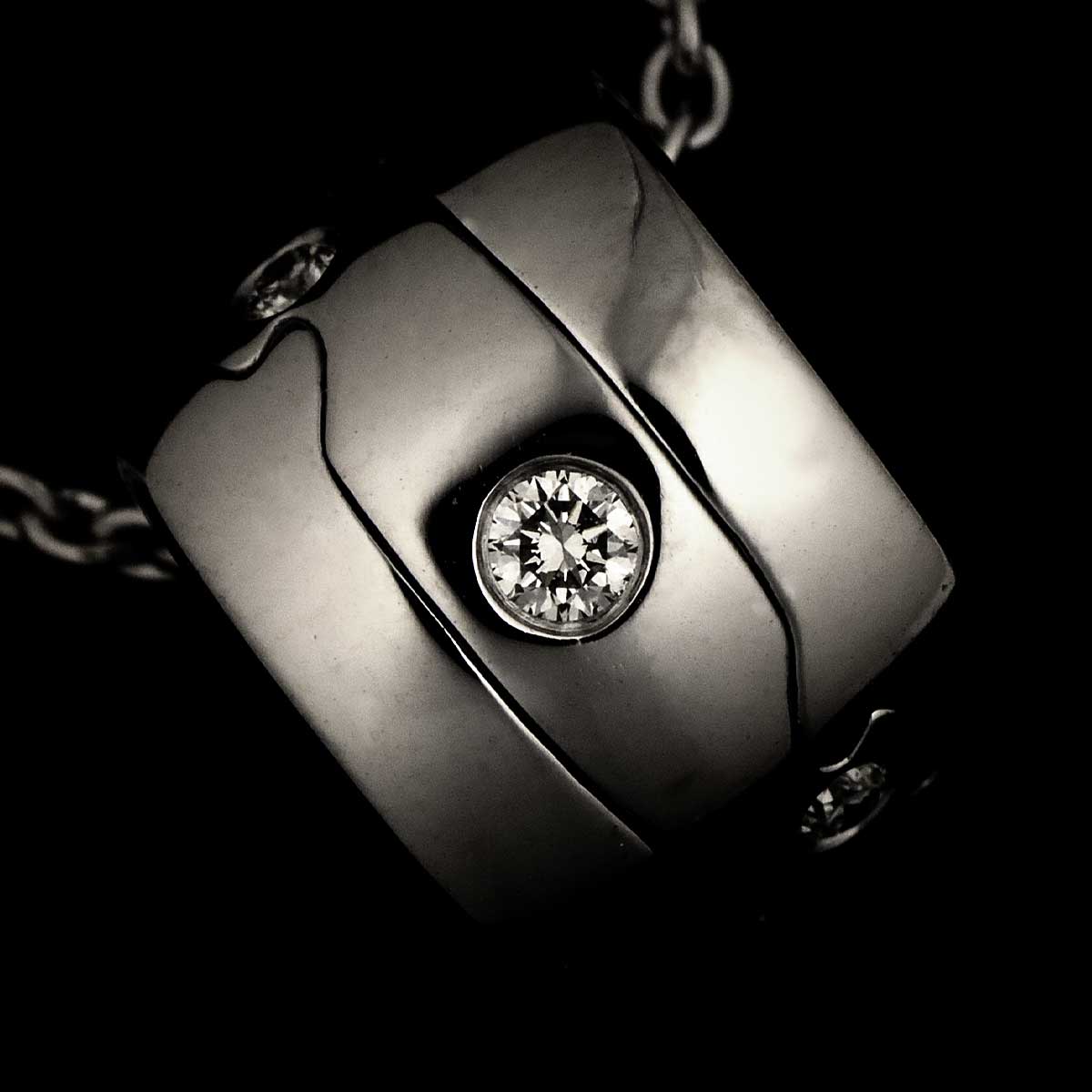 Fusion Diamond Necklace 18K WG 750