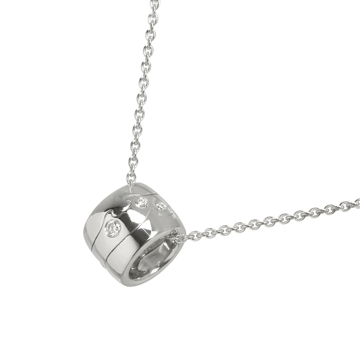 Fusion Diamond Necklace 18K WG 750