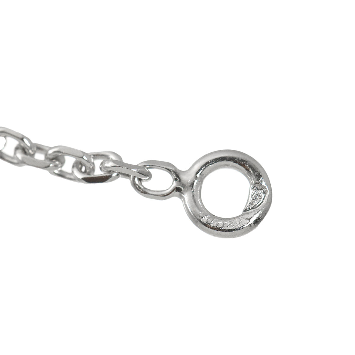 Comet Diamond Necklace 18K White Gold 750
