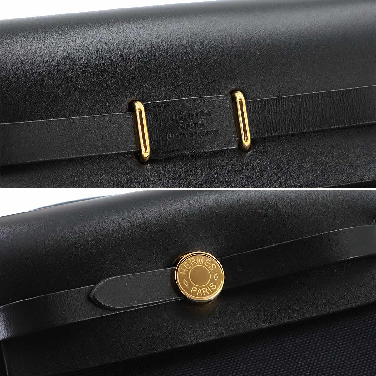 Her Bag Zip 20 Shoulder Bag Toile Militaire Vash Hunter Black