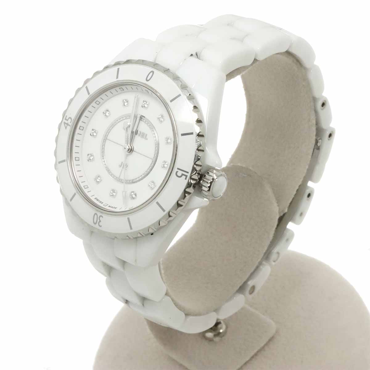 J12 33mm H5704 12P Diamond Ceramic Quartz Ladies Watch